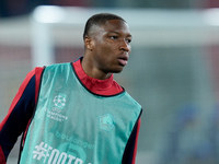 Bafode' Diakite' of LOSC Lille looks on during the UEFA Champions League 2024/25 League Phase MD5 match between Bologna FC and LOSC Lille at...