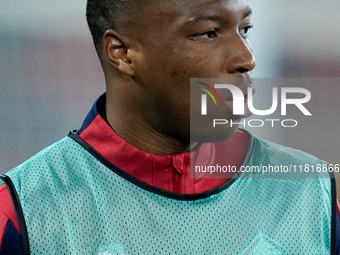 Bafode' Diakite' of LOSC Lille looks on during the UEFA Champions League 2024/25 League Phase MD5 match between Bologna FC and LOSC Lille at...