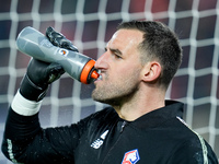 Marc-Aurele Caillard of LOSC Lille looks on during the UEFA Champions League 2024/25 League Phase MD5 match between Bologna FC and LOSC Lill...