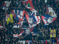 Supporters of Bologna FC during the UEFA Champions League 2024/25 League Phase MD5 match between Bologna FC and LOSC Lille at Stadio Renato...