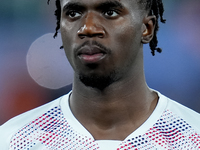 Ngal'ayel Mukau of LOSC Lille looks on during the UEFA Champions League 2024/25 League Phase MD5 match between Bologna FC and LOSC Lille at...