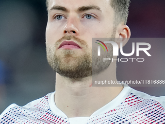 Gabriel Gudmundsson of LOSC Lille looks on during the UEFA Champions League 2024/25 League Phase MD5 match between Bologna FC and LOSC Lille...