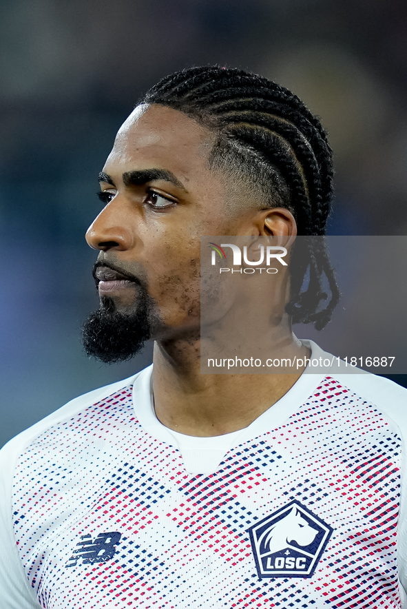 Alexsandro of LOSC Lille looks on during the UEFA Champions League 2024/25 League Phase MD5 match between Bologna FC and LOSC Lille at Stadi...