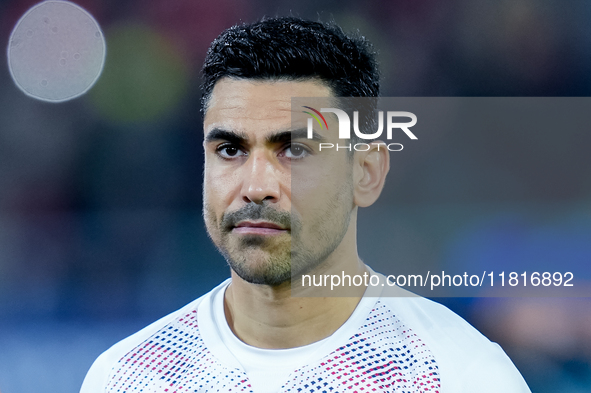 Benjamin Andre' of LOSC Lille during the UEFA Champions League 2024/25 League Phase MD5 match between Bologna FC and LOSC Lille at Stadio Re...