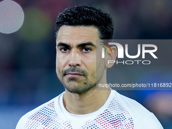 Benjamin Andre' of LOSC Lille during the UEFA Champions League 2024/25 League Phase MD5 match between Bologna FC and LOSC Lille at Stadio Re...