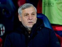 Bruno Genesio head coach of Losc Lille looks on during the UEFA Champions League 2024/25 League Phase MD5 match between Bologna FC and LOSC...