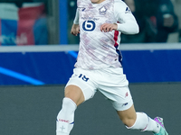 Matias Fernandez-Pardo of LOSC Lille during the UEFA Champions League 2024/25 League Phase MD5 match between Bologna FC and LOSC Lille at St...