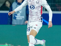 Matias Fernandez-Pardo of LOSC Lille during the UEFA Champions League 2024/25 League Phase MD5 match between Bologna FC and LOSC Lille at St...