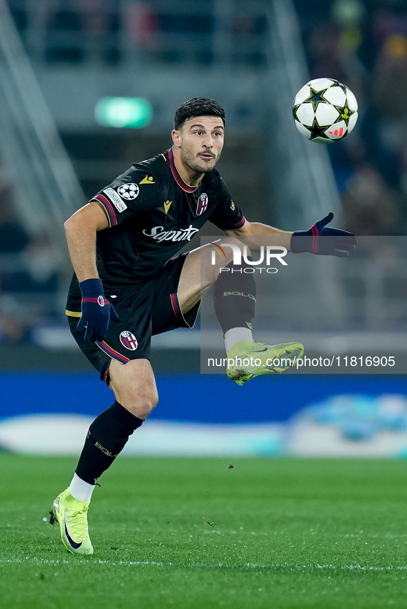 Riccardo Orsolini of Bologna FC during the UEFA Champions League 2024/25 League Phase MD5 match between Bologna FC and LOSC Lille at Stadio...