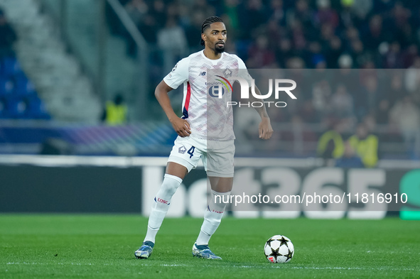 Alexsandro of LOSC Lille during the UEFA Champions League 2024/25 League Phase MD5 match between Bologna FC and LOSC Lille at Stadio Renato...