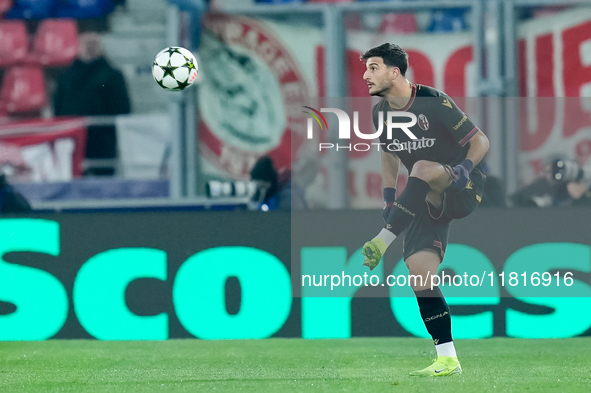 Riccardo Orsolini of Bologna FC during the UEFA Champions League 2024/25 League Phase MD5 match between Bologna FC and LOSC Lille at Stadio...