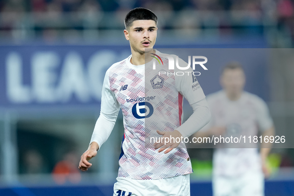 Matias Fernandez-Pardo of LOSC Lille looks on during the UEFA Champions League 2024/25 League Phase MD5 match between Bologna FC and LOSC Li...