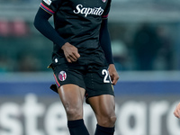 Jhon Lucumi of Bologna FC during the UEFA Champions League 2024/25 League Phase MD5 match between Bologna FC and LOSC Lille at Stadio Renato...