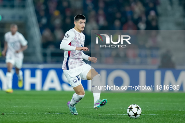 Matias Fernandez-Pardo of LOSC Lille during the UEFA Champions League 2024/25 League Phase MD5 match between Bologna FC and LOSC Lille at St...