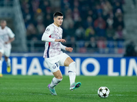 Matias Fernandez-Pardo of LOSC Lille during the UEFA Champions League 2024/25 League Phase MD5 match between Bologna FC and LOSC Lille at St...