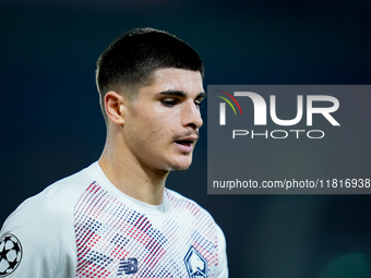 Matias Fernandez-Pardo of LOSC Lille looks on during the UEFA Champions League 2024/25 League Phase MD5 match between Bologna FC and LOSC Li...