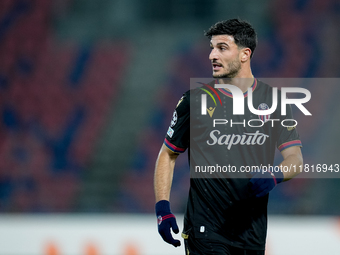 Riccardo Orsolini of Bologna FC looks on during the UEFA Champions League 2024/25 League Phase MD5 match between Bologna FC and LOSC Lille a...