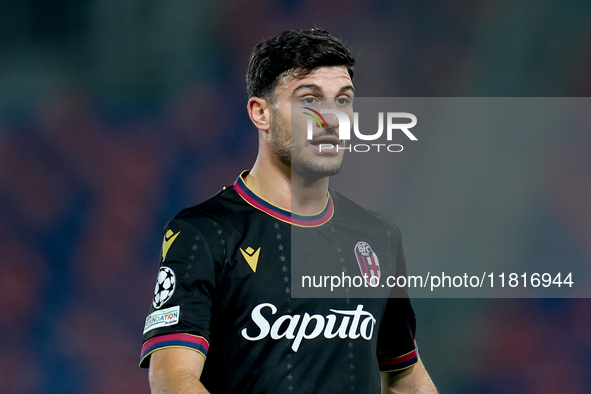 Riccardo Orsolini of Bologna FC looks on lduring the UEFA Champions League 2024/25 League Phase MD5 match between Bologna FC and LOSC Lille...