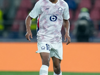 Bafode' Diakite' of LOSC Lille looks on during the UEFA Champions League 2024/25 League Phase MD5 match between Bologna FC and LOSC Lille at...