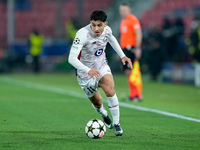 Osame Sahraoui of LOSC Lille during the UEFA Champions League 2024/25 League Phase MD5 match between Bologna FC and LOSC Lille at Stadio Ren...