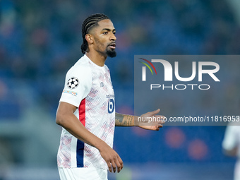 Alexsandro of LOSC Lille looks on during the UEFA Champions League 2024/25 League Phase MD5 match between Bologna FC and LOSC Lille at Stadi...