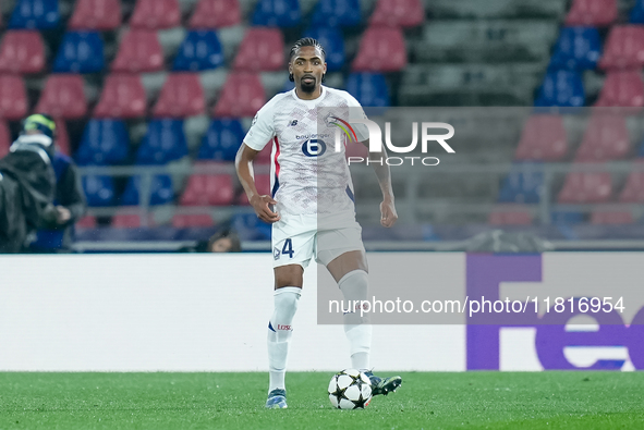 Alexsandro of LOSC Lille during the UEFA Champions League 2024/25 League Phase MD5 match between Bologna FC and LOSC Lille at Stadio Renato...