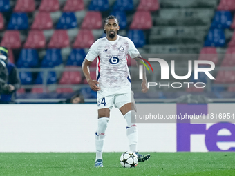 Alexsandro of LOSC Lille during the UEFA Champions League 2024/25 League Phase MD5 match between Bologna FC and LOSC Lille at Stadio Renato...