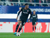 Jhon Lucumi of Bologna FC during the UEFA Champions League 2024/25 League Phase MD5 match between Bologna FC and LOSC Lille at Stadio Renato...