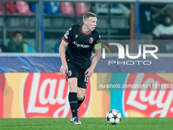 Lewis Ferguson of Bologna FC during the UEFA Champions League 2024/25 League Phase MD5 match between Bologna FC and LOSC Lille at Stadio Ren...