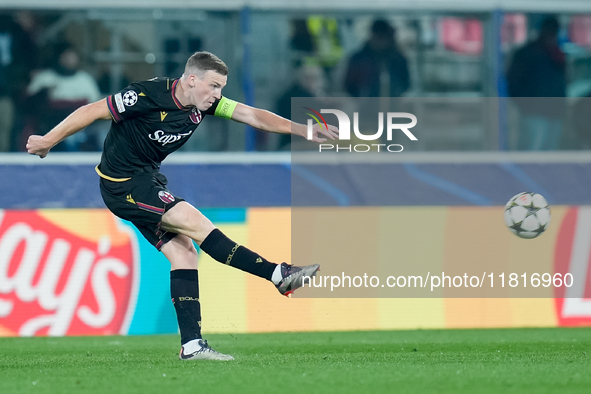 Lewis Ferguson of Bologna FC during the UEFA Champions League 2024/25 League Phase MD5 match between Bologna FC and LOSC Lille at Stadio Ren...