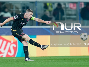 Lewis Ferguson of Bologna FC during the UEFA Champions League 2024/25 League Phase MD5 match between Bologna FC and LOSC Lille at Stadio Ren...