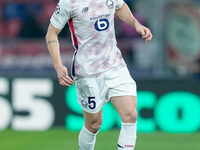 Gabriel Gudmundsson of LOSC Lille during the UEFA Champions League 2024/25 League Phase MD5 match between Bologna FC and LOSC Lille at Stadi...