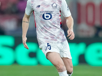 Gabriel Gudmundsson of LOSC Lille during the UEFA Champions League 2024/25 League Phase MD5 match between Bologna FC and LOSC Lille at Stadi...