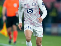 Osame Sahraoui of LOSC Lille during the UEFA Champions League 2024/25 League Phase MD5 match between Bologna FC and LOSC Lille at Stadio Ren...