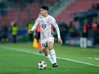 Osame Sahraoui of LOSC Lille during the UEFA Champions League 2024/25 League Phase MD5 match between Bologna FC and LOSC Lille at Stadio Ren...