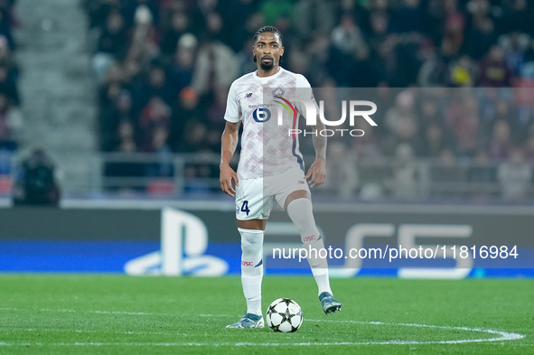 Alexsandro of LOSC Lille during the UEFA Champions League 2024/25 League Phase MD5 match between Bologna FC and LOSC Lille at Stadio Renato...