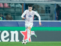 Matias Fernandez-Pardo of LOSC Lille during the UEFA Champions League 2024/25 League Phase MD5 match between Bologna FC and LOSC Lille at St...