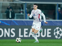 Matias Fernandez-Pardo of LOSC Lille during the UEFA Champions League 2024/25 League Phase MD5 match between Bologna FC and LOSC Lille at St...