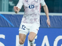 Thomas Meunier of LOSC Lille during the UEFA Champions League 2024/25 League Phase MD5 match between Bologna FC and LOSC Lille at Stadio Ren...