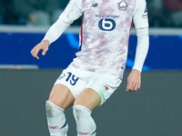 Matias Fernandez-Pardo of LOSC Lille during the UEFA Champions League 2024/25 League Phase MD5 match between Bologna FC and LOSC Lille at St...