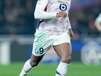 Jonathan David of LOSC Lille during the UEFA Champions League 2024/25 League Phase MD5 match between Bologna FC and LOSC Lille at Stadio Ren...