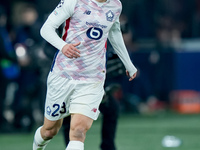 Edon Zhegrova of LOSC Lille during the UEFA Champions League 2024/25 League Phase MD5 match between Bologna FC and LOSC Lille at Stadio Rena...