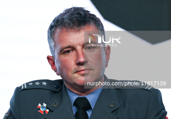 KRAKOW, POLAND - NOVEMBER 27:   
Colonel Przemyslaw Gogolinski, Deputy Chairman of the Military Property Agency (AMW), participates in the p...