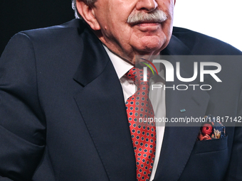 KRAKOW, POLAND - NOVEMBER 27:   
Leon Komornicki, retired Major General of the Polish Army, participates in the panel discussion 'Geopolitic...