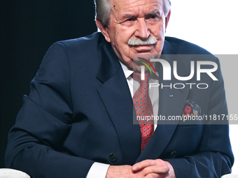 KRAKOW, POLAND - NOVEMBER 27:   
Leon Komornicki, retired Major General of the Polish Army, participates in the panel discussion 'Geopolitic...