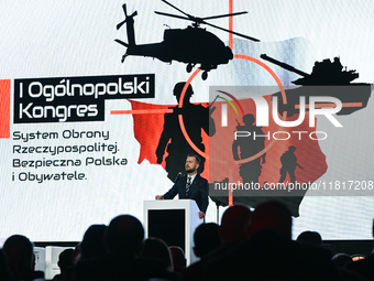 KRAKOW, POLAND - NOVEMBER 27:   
Wladyslaw Kosiniak-Kamysz, Polish Defense Minister, addresses the participants during the 1st National Cong...