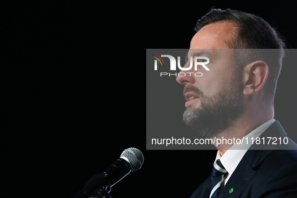 KRAKOW, POLAND - NOVEMBER 27:   
Wladyslaw Kosiniak-Kamysz, Polish Defense Minister, addresses the participants during the 1st National Cong...