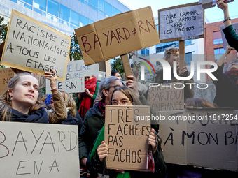 Employees of the Bayard Press and Publishing Group went on strike in Paris on November 28, 2024, to protest the appointment of Alban du Rost...