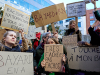 Employees of the Bayard Press and Publishing Group went on strike in Paris on November 28, 2024, to protest the appointment of Alban du Rost...