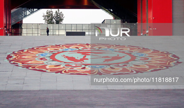 A general view of the ''Why Dunhuang'' art exhibition takes place at the Pudong cultural landmark China Art Palace (formerly the China Pavil...